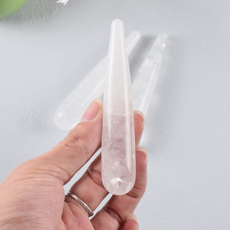 Jade Gua Sha Tool - หินหยกธรรมชาติสำหรับนวดตา
