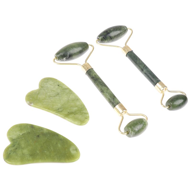 Jade Gua Sha Tool - 1Pcs/1ชุด Jade Guasha Scraping นวดขูด Face