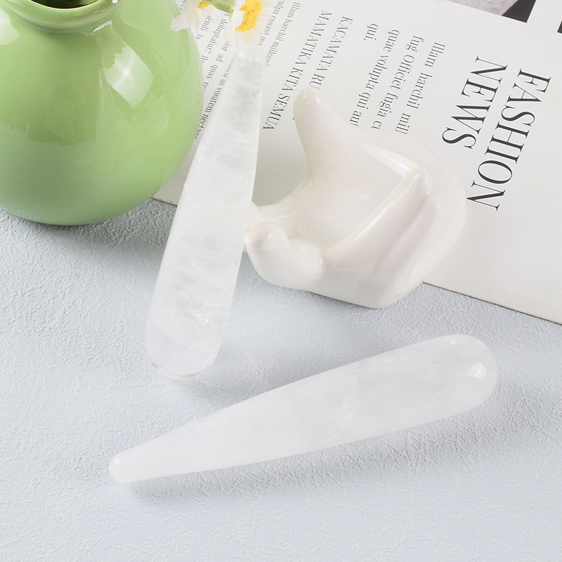 หินหยกธรรมชาติสำหรับนวดตา - Jade Gua Sha Tool บทวิจารณ์และราคา