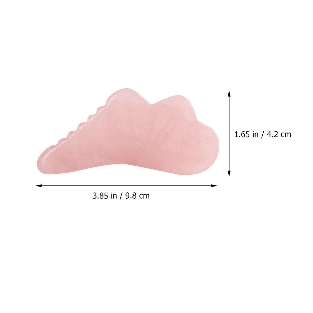 แผ่นขูดหน้าหยกสีชมพู 1 ชิ้น อุ - Jade Gua Sha Tool บทวิจารณ์และราคา