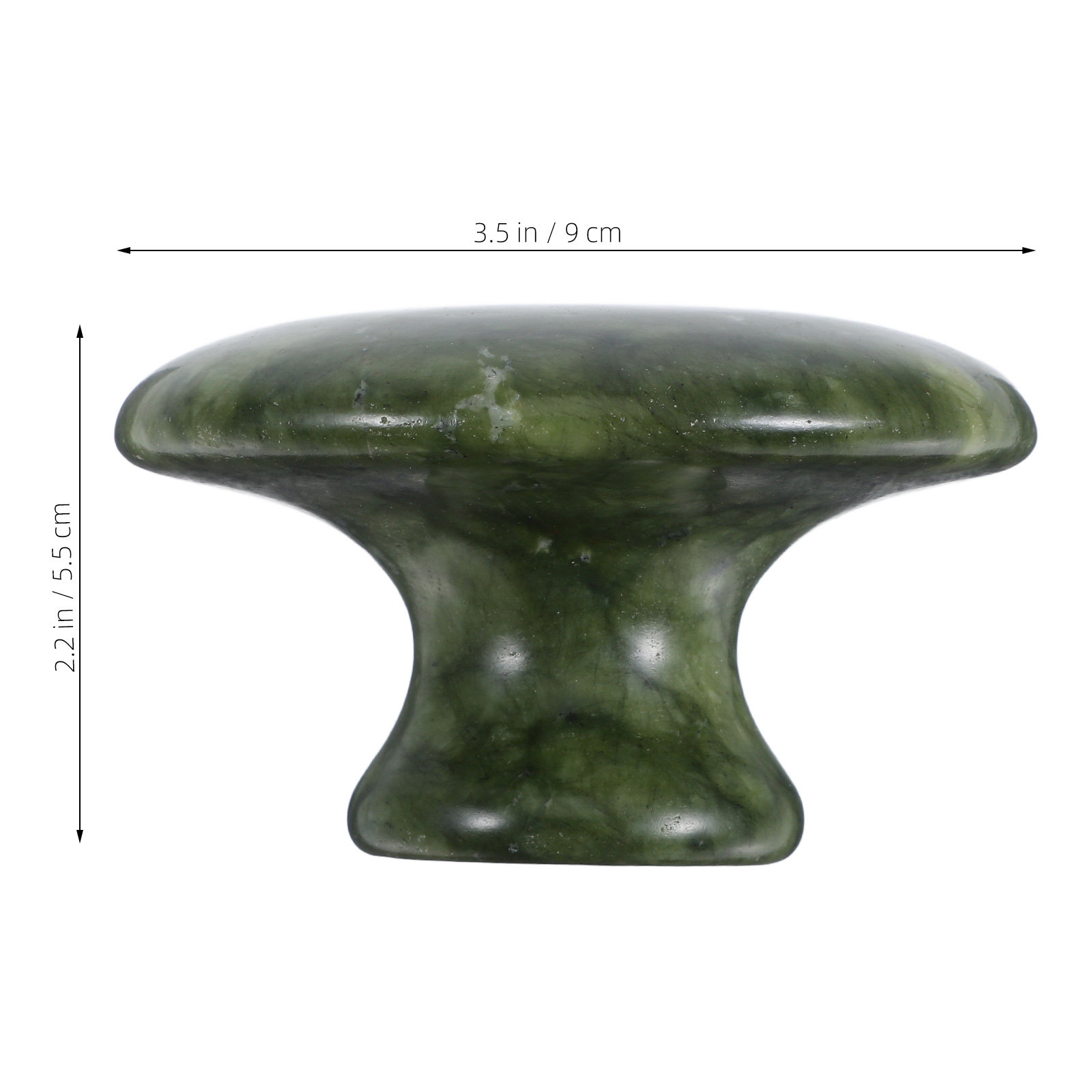 หินหยกนวดรูปเห็ด เนื้อสัมผัสเร - Jade Gua Sha Tool บทวิจารณ์และราคา