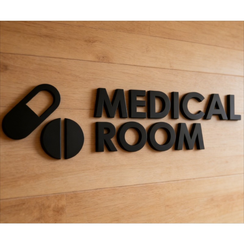 ป้ายห้องแพทย์ - ป้ายประตูคลินิ - Health Wellness Clinic บทวิจารณ์และราคา