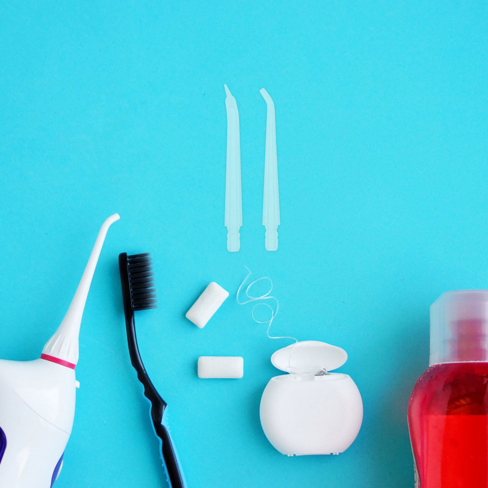 หัวฉีดน้ำทำความสะอาดฟัน 4 ชิ้น - Oral Irrigator Flosser บทวิจารณ์และราคา