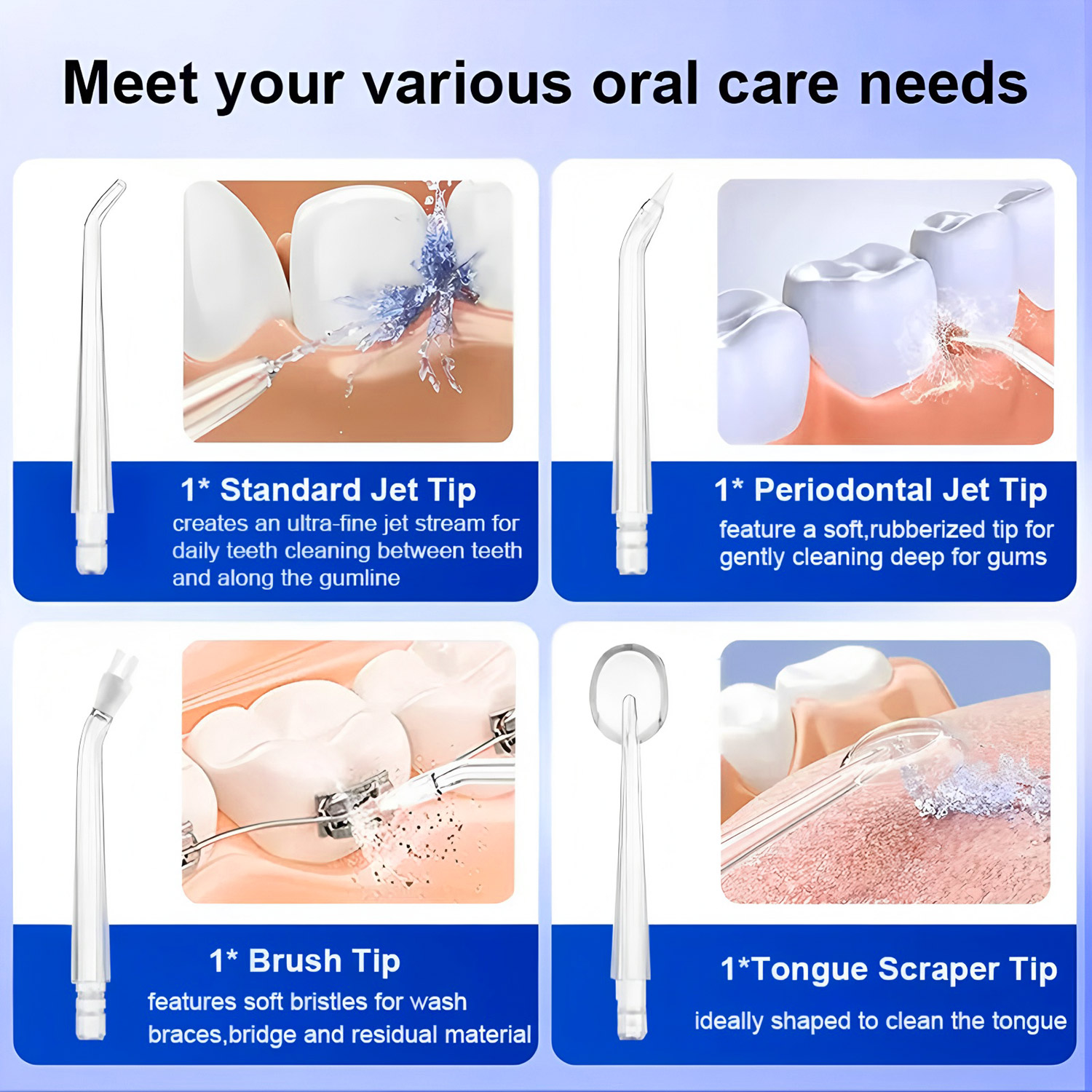 เครื่องฉีดน้ำทำความสะอาดฟันแบบ - Oral Irrigator Flosser บทวิจารณ์และราคา