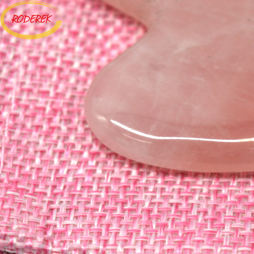 Jade Guasha แผ่นธรรมชาติ Rose  - Jade Gua Sha Tool บทวิจารณ์และราคา