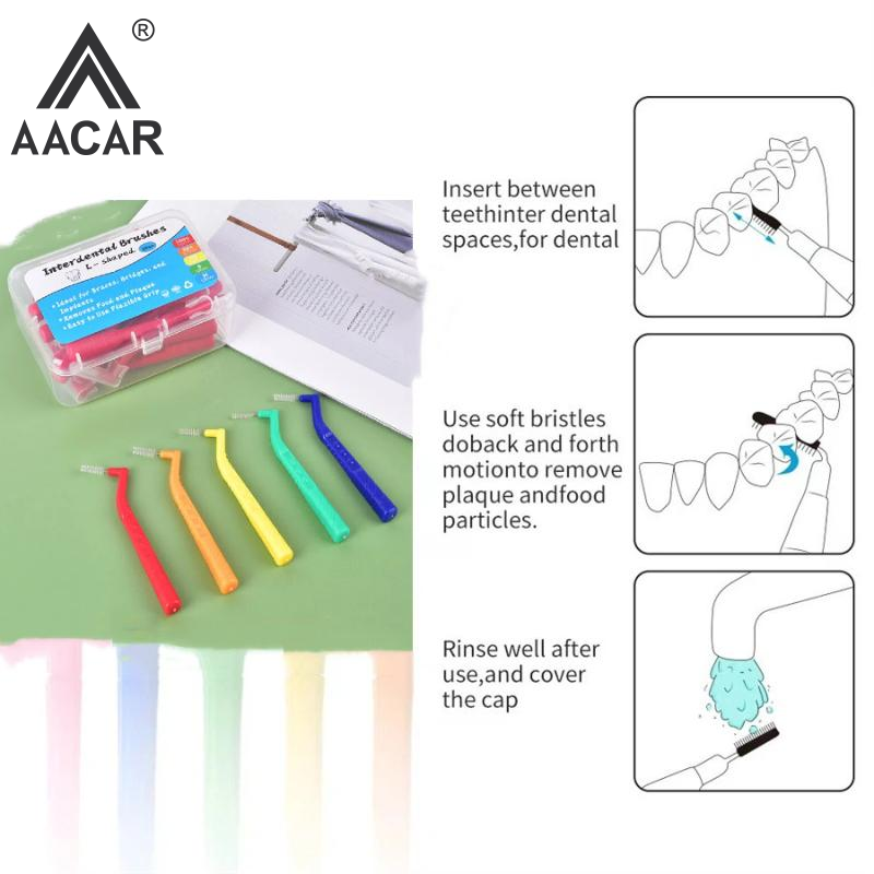 แปรงซอกฟันรูปตัว L ขนาด 0.6-1. - Oral Irrigator Flosser บทวิจารณ์และราคา