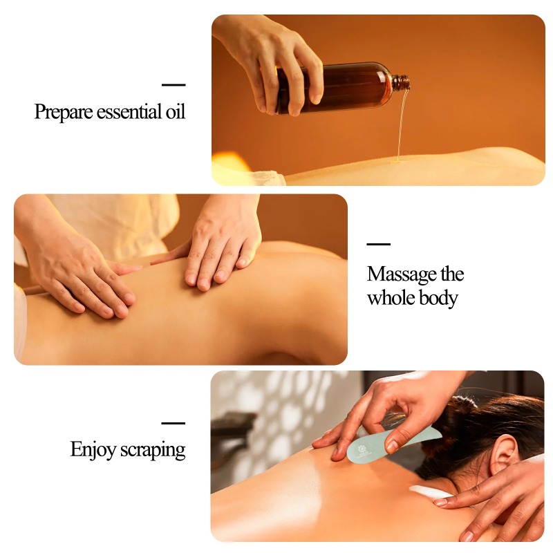 Gua Sha เครื่องนวดหน้า Guasha  - Jade Gua Sha Tool บทวิจารณ์และราคา